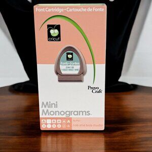 Cricut Mini Monograms   Cricut Die Cut